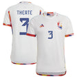 Belgium Away Shirt 2022 with Theate 3 printing - Kit Captain