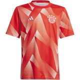 FC Bayern adidas Pre Match Top - Red - Kids - Kit Captain