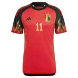 Belgium Home Authentic Shirt 2022 with Cayman 11 printing - Kit Captain