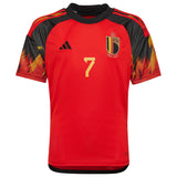 Belgium Home Shirt 2022 - Kids with Eurlings 7 printing - Kit Captain