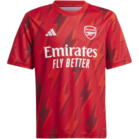 Arsenal adidas Pre Match Top - Red - Kit Captain