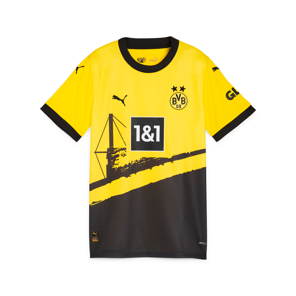 Borussia Dortmund Puma Home Shirt 2023-24 - Kids - Kit Captain