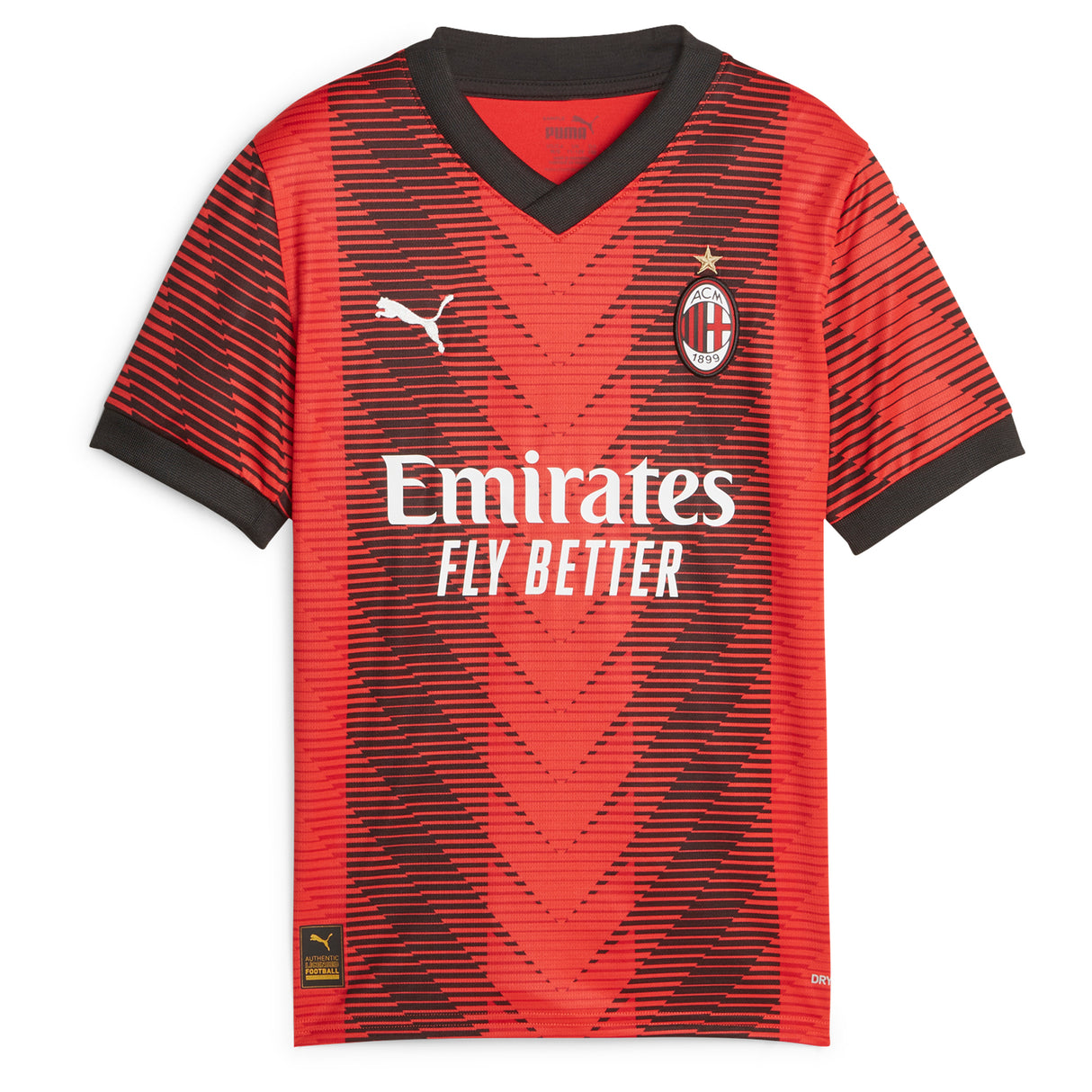 AC Milan Puma Home Shirt 2023-24 - Kids - Kit Captain