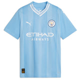 Manchester City Puma Home Shirt 2023-24 - Kids - Kit Captain