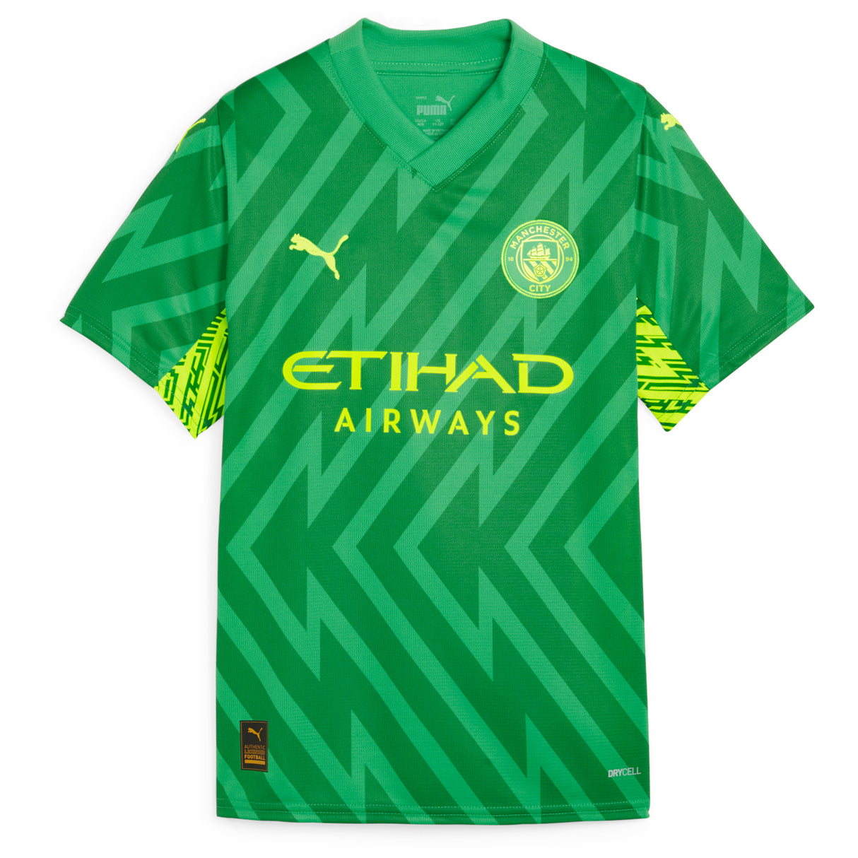 Manchester City Puma Goalkeeper Shirt 2023-24 - Kids - Kit Captain