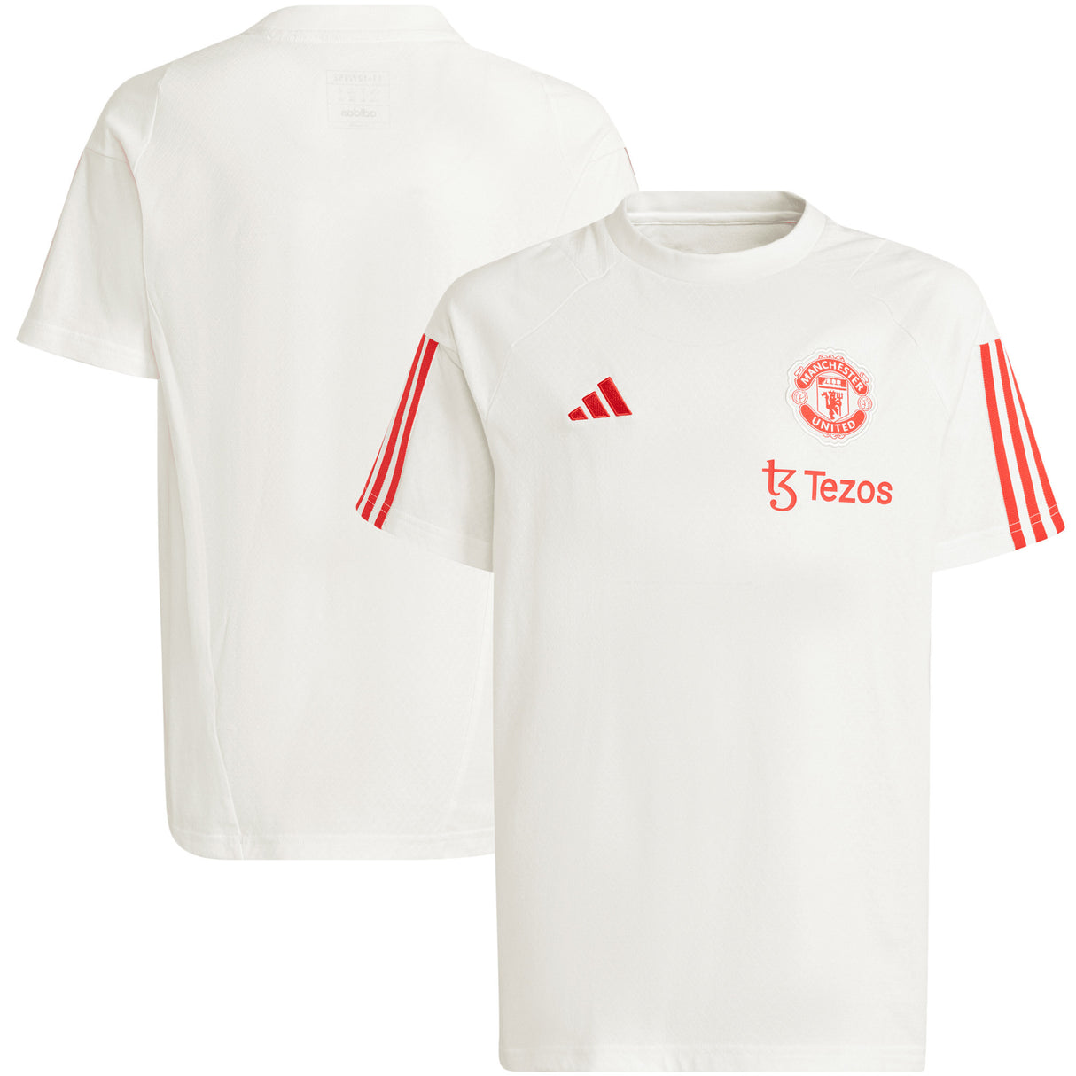 Manchester United adidas Training T-Shirt - White - Kids - Kit Captain