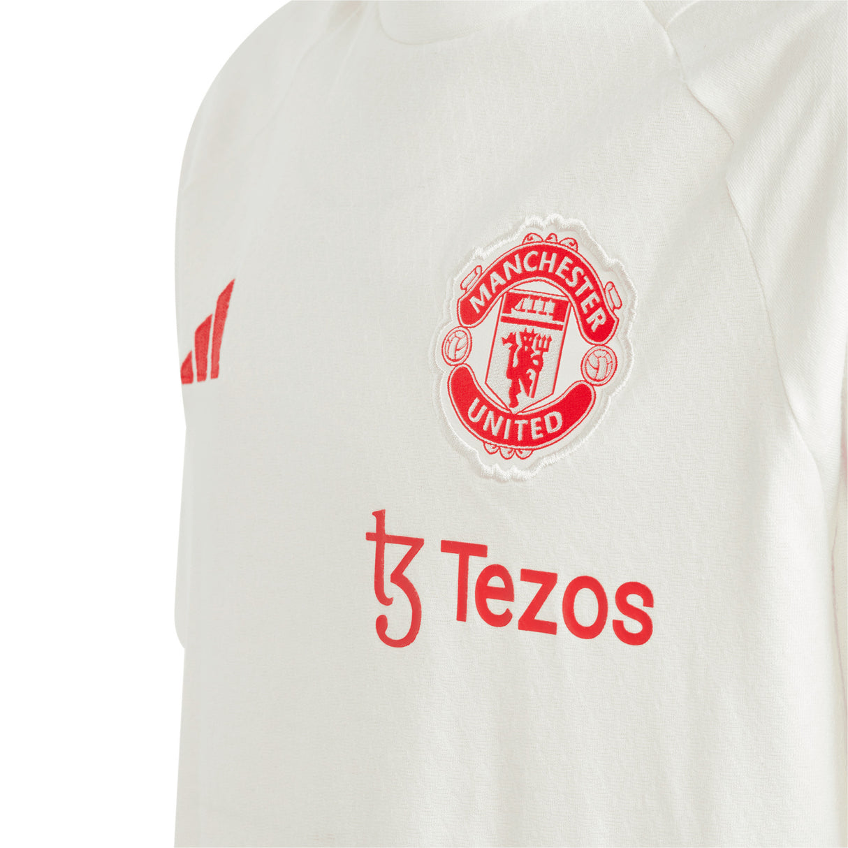 Manchester United adidas Training T-Shirt - White - Kit Captain