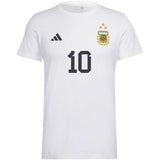 Argentina Messi 10 Graphic T-Shirt - White - Kit Captain