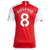 Arsenal adidas Home Shirt 2023-24 with í˜degaard 8 printing - Kit Captain