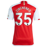 Arsenal adidas Home Shirt 2023-24 with Zinchenko 35 printing - Kit Captain