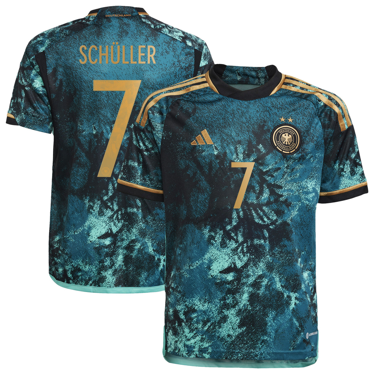 Germany Away Shirt 2023 - Kids with Schüller 7 printing - Kit Captain