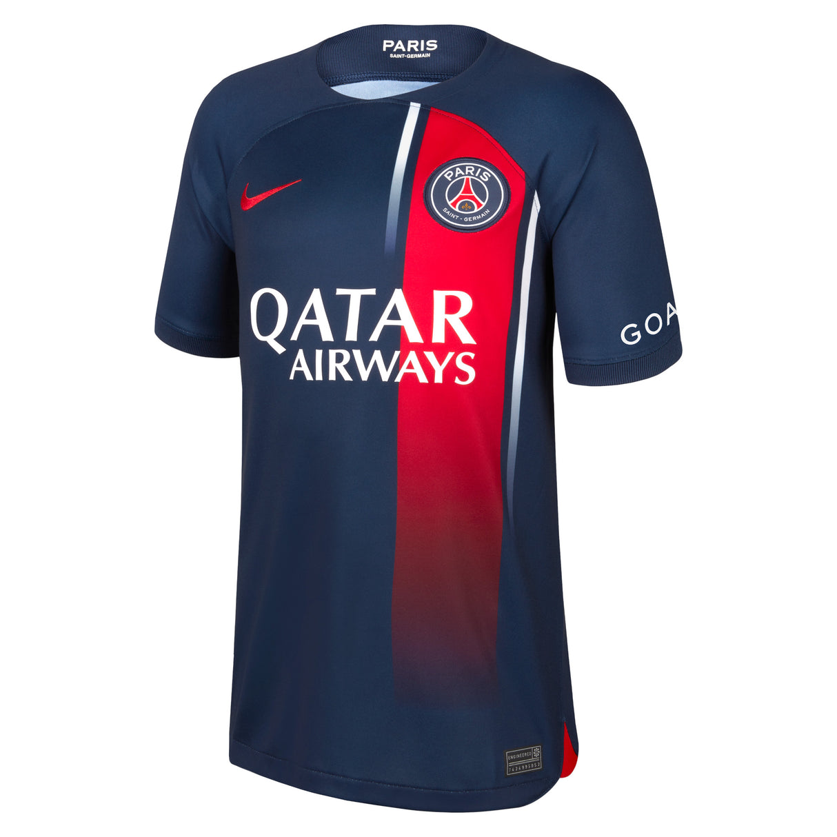 Paris Saint-Germain Nike Home Stadium Shirt 2023-24 - Kids with Vitinha 17 printing - Kit Captain