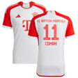 FC Bayern adidas Home Shirt 2023-24 - Kids with Coman 11 printing - Kit Captain