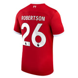 Liverpool Nike Home Stadium Shirt - 2023-24 with Robertson 26 printing - Kit Captain