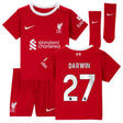 Liverpool Nike Home Stadium Kit - 2023-24 - Infant with Darwin 27 printing - Kit Captain