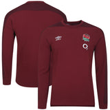 England Rugby Presentation Long Sleeve Top - Red - Mens - Kit Captain