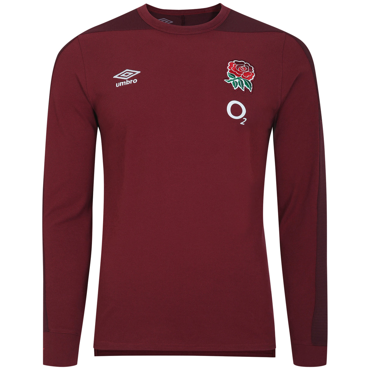 England Rugby Presentation Long Sleeve Top - Red - Mens - Kit Captain