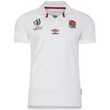 England Rugby World Cup 2023 Home Classic Short Sleeve Jersey - White - Junior - Kit Captain