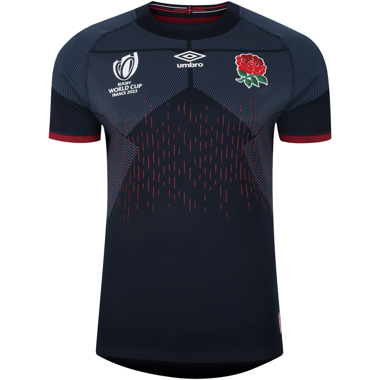 England Rugby World Cup 2023 Alternate Replica Pro Jersey - Navy - Mens - Kit Captain