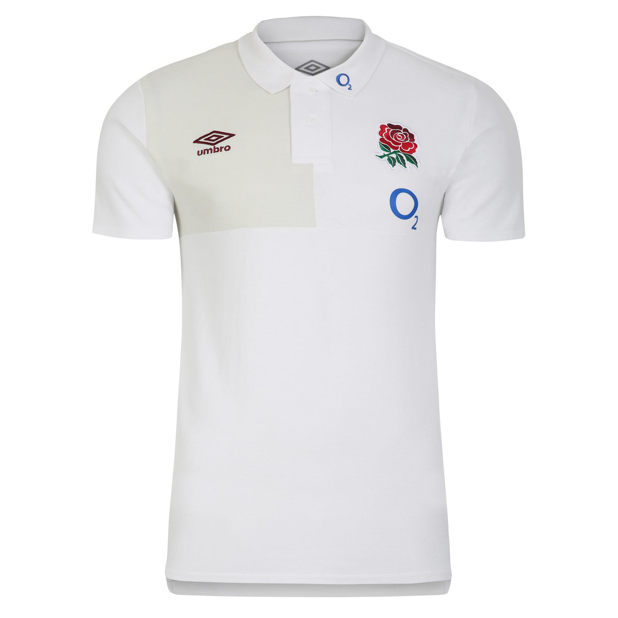 England Rugby Polo Shirt - White - Junior - Kit Captain