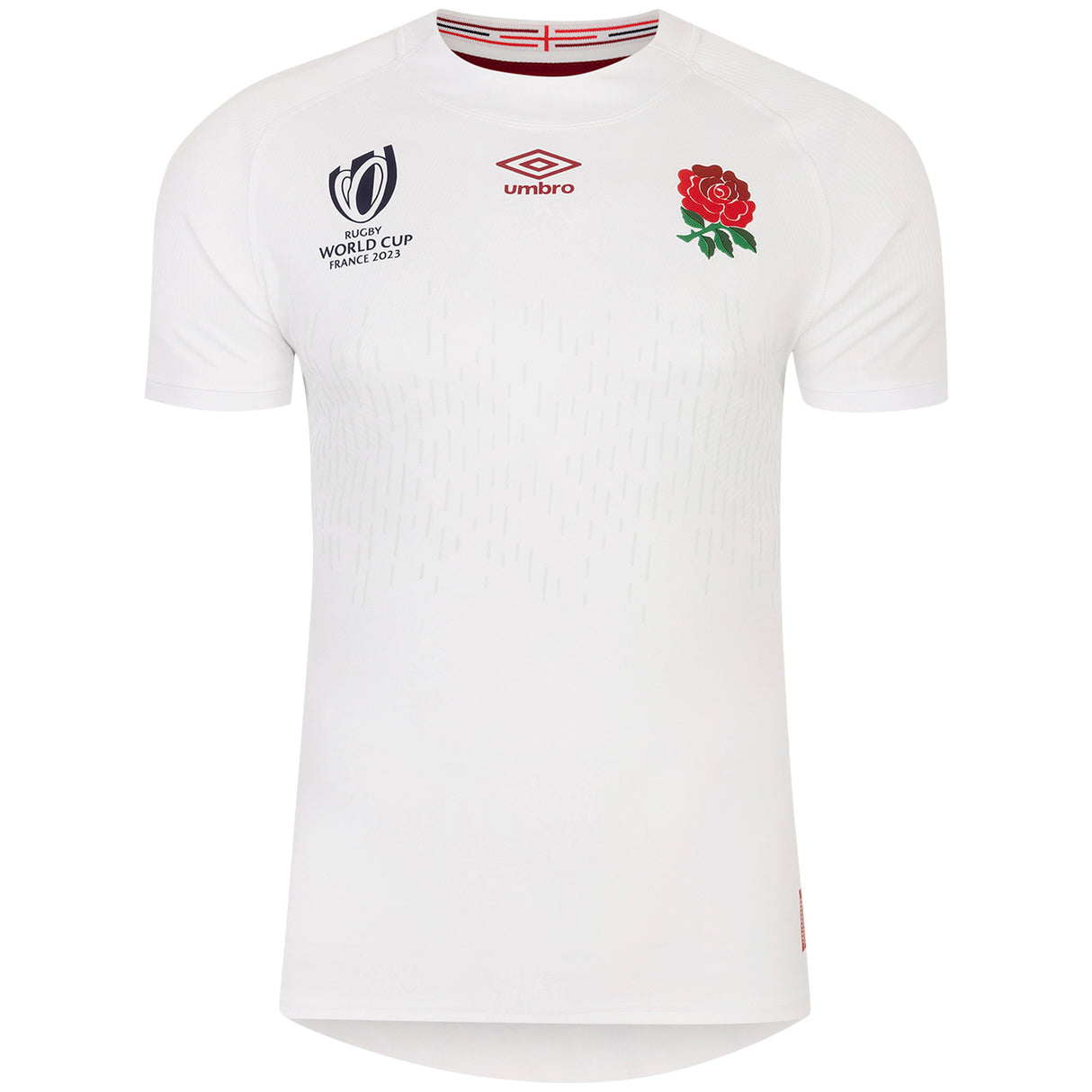 England Rugby World Cup 2023 Home Replica Pro Jersey - White - Junior - Kit Captain