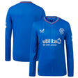 Glasgow Rangers Home Shirt 2023-24 - Long Sleeve - Kids - Kit Captain