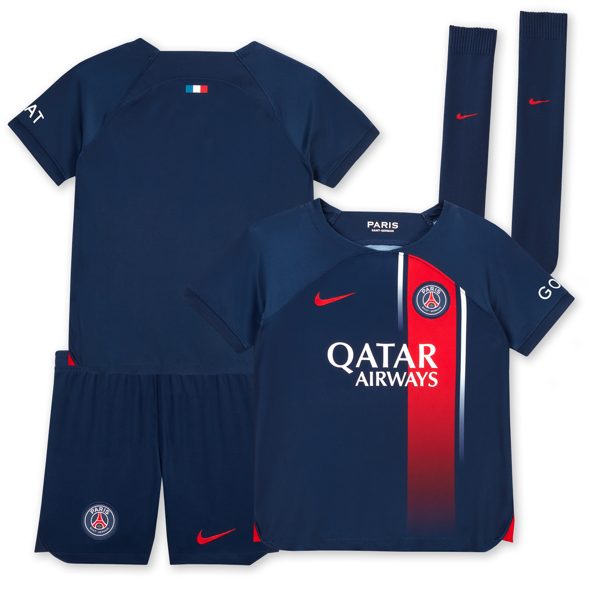 Paris Saint-Germain Nike Home Stadium Kit 2023-24 - Little Kids - Kit Captain