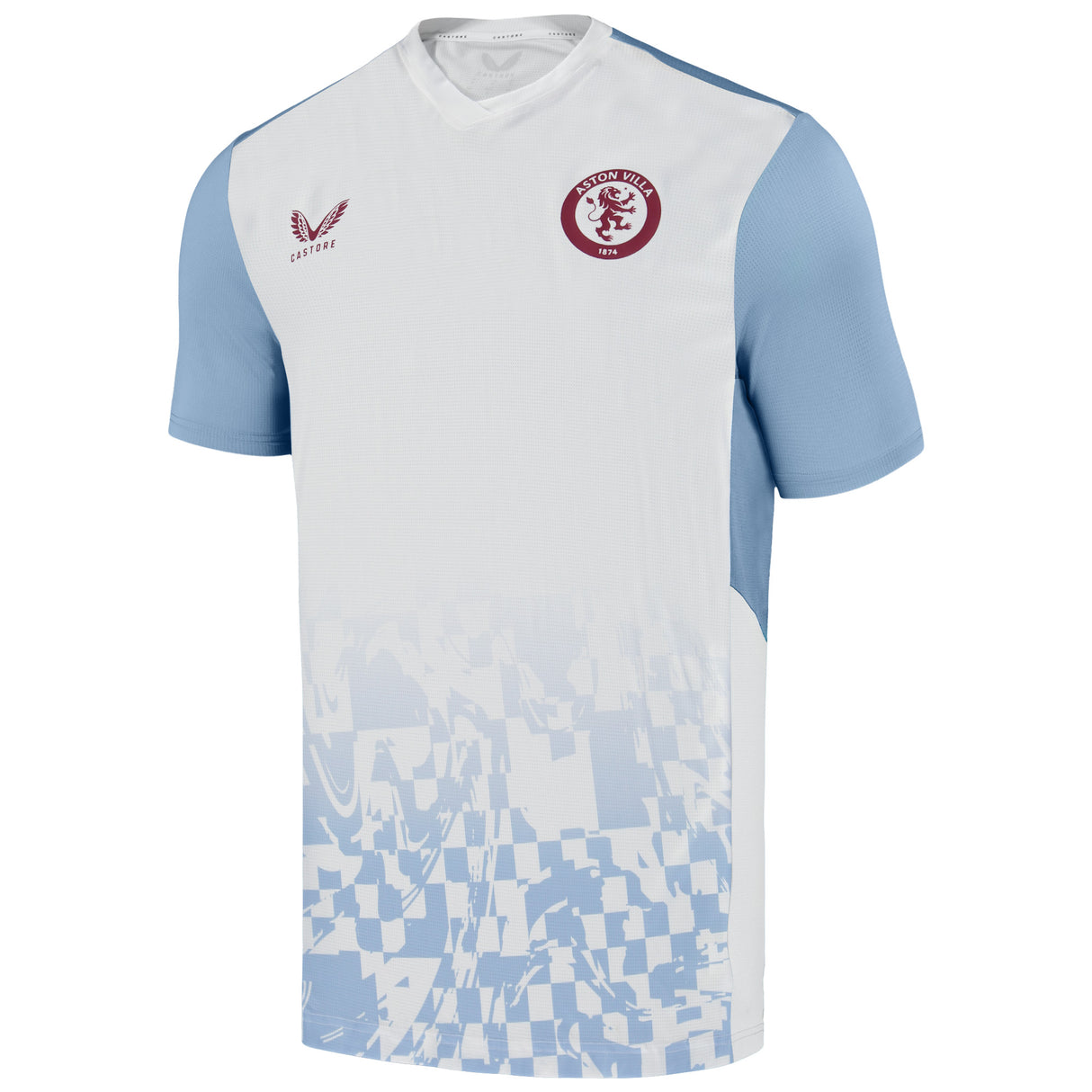 Aston Villa Castore Away Match Day Top - White - Kit Captain