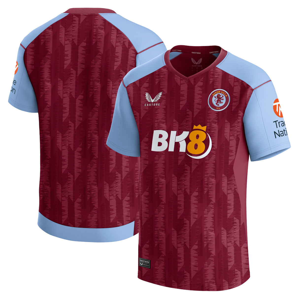 Aston Villa Castore Home Shirt 2023-24 - Kit Captain