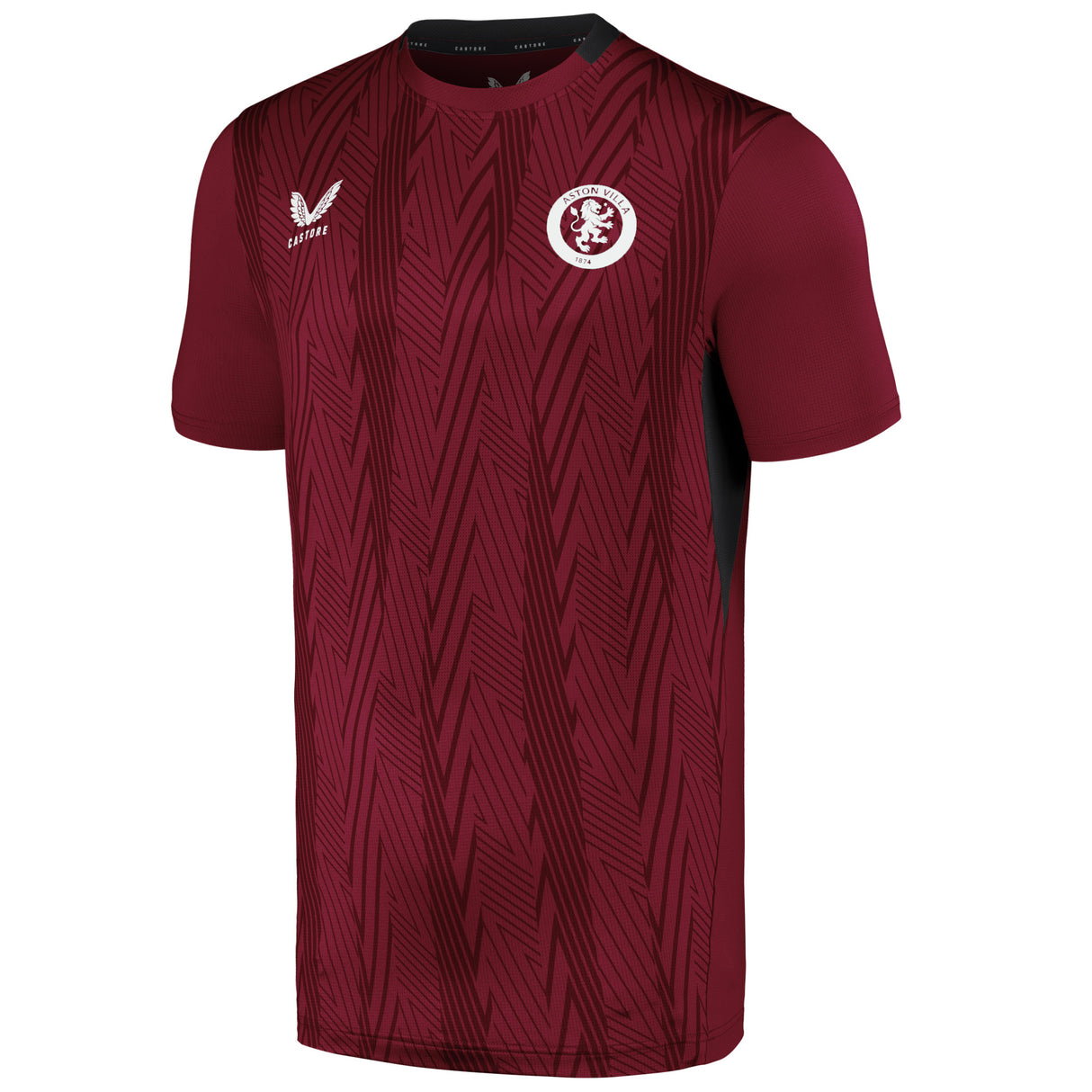 Aston Villa Castore Players Training Top - Claret - Kit Captain