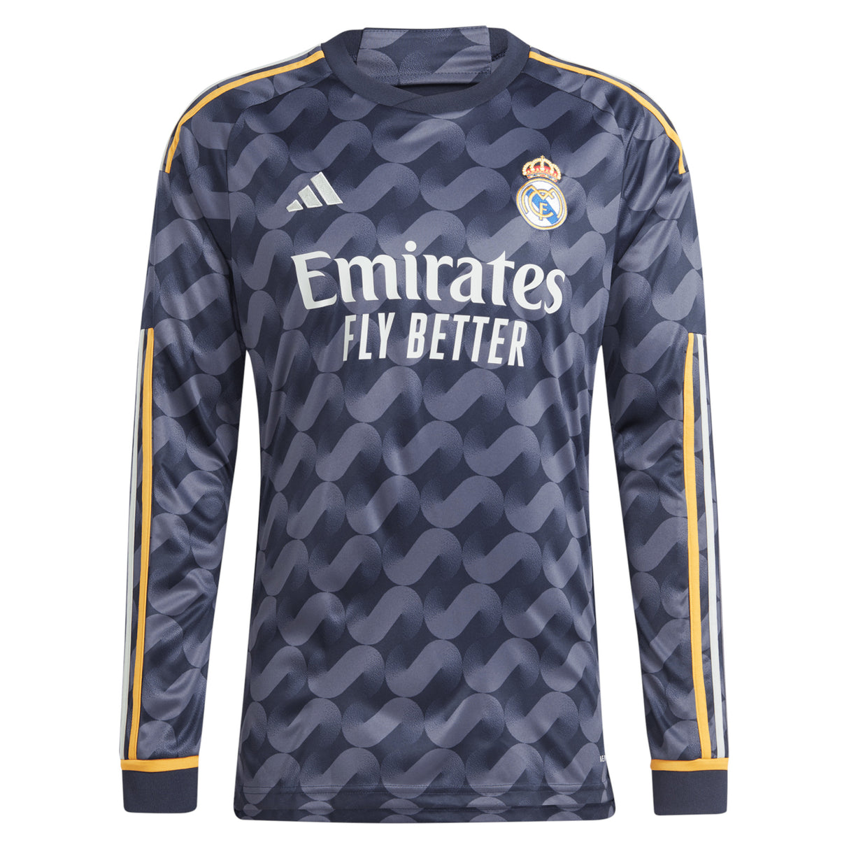 Real Madrid adidas Away Shirt 2023-24 - Long Sleeve - Kit Captain