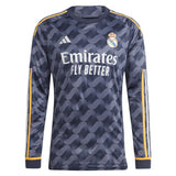 Real Madrid adidas Away Shirt 2023-24 - Long Sleeve - Kit Captain