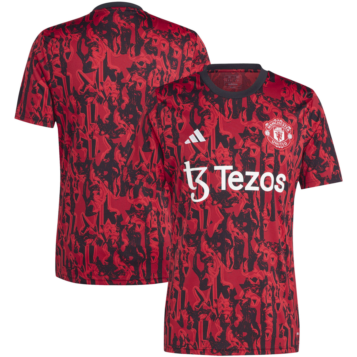 Manchester United adidas Pre Match Top - Red - Kids - Kit Captain