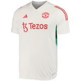 Manchester United adidas Pro Training Jersey - White - Kit Captain