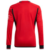 Manchester United adidas Home Shirt 2023-24 - Long Sleeve - Kit Captain