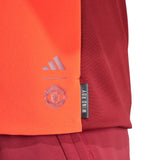 Manchester United European Training Winterised Vest - Burgundy - Kit Captain