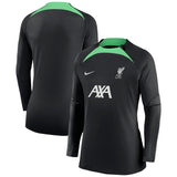 Liverpool Nike Strike Crew Drill Top - Black - Womens