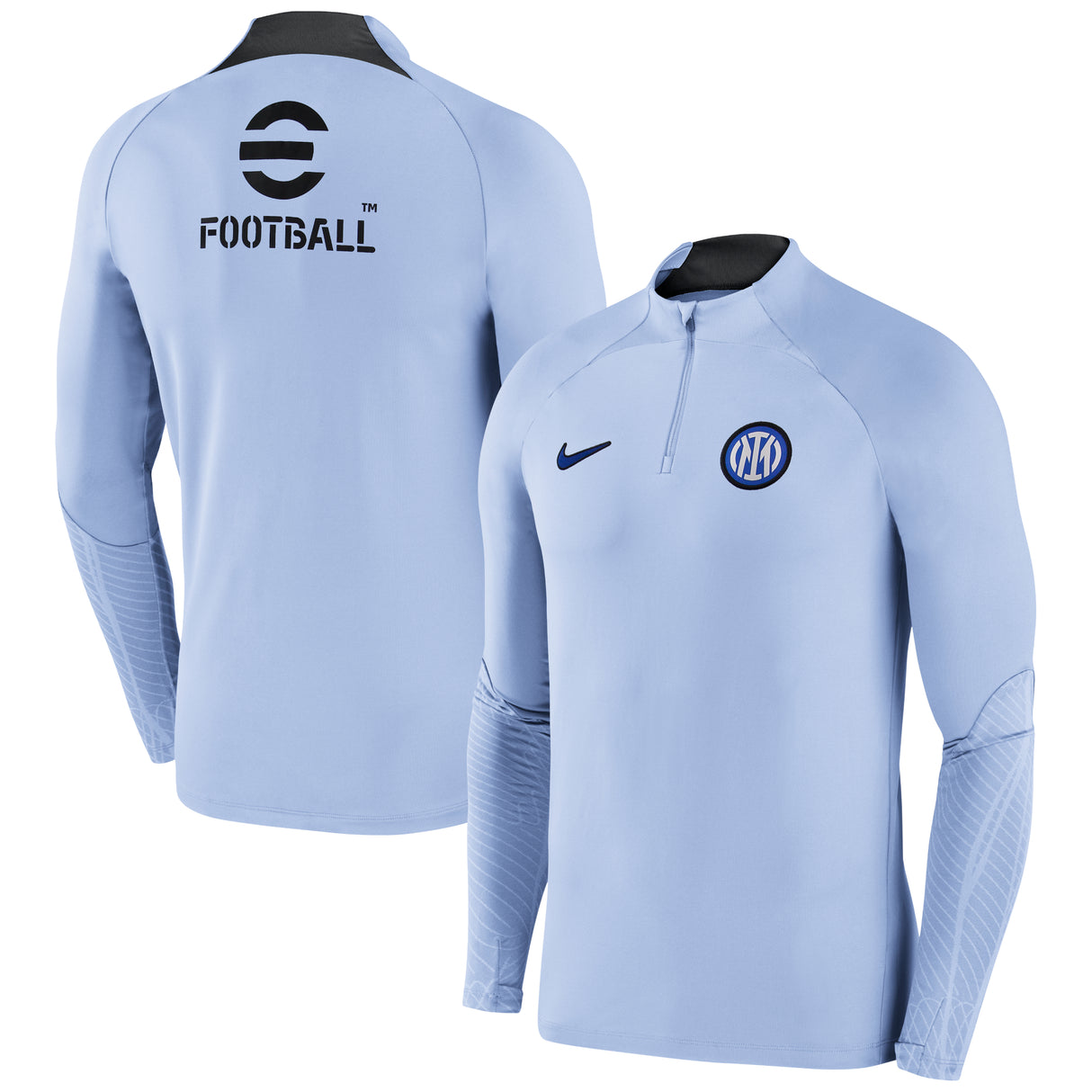 Inter Milan Nike Strike Drill Top - Light Blue - Kit Captain