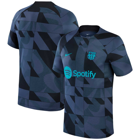 Barcelona Nike Academy Pro Pre Match Top - Thunder Blue - Kit Captain