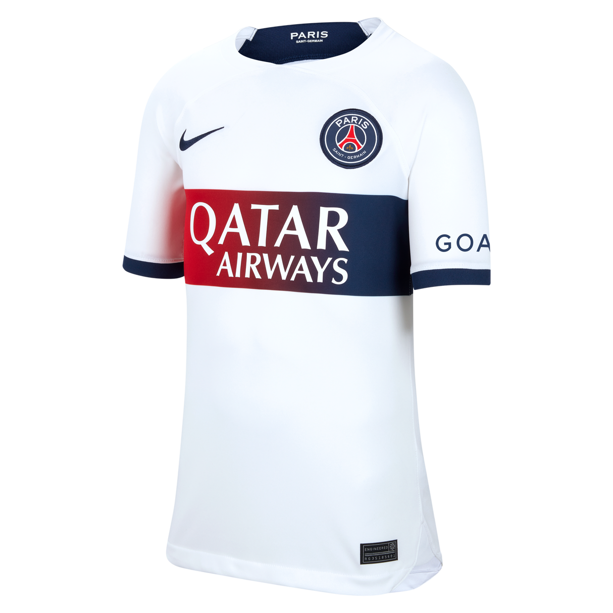 Paris Saint-Germain Nike Away Stadium Shirt 2023-24 - Kids - Kit Captain