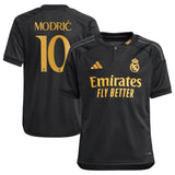 Real Madrid adidas Third Shirt 2023-24 - Kids with Modric 10 printing - Kit Captain