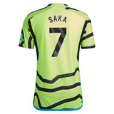 Arsenal adidas Away Authentic Shirt 2023-24 with Saka 7 printing - Kit Captain