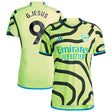 Arsenal adidas Away Shirt 2023-24 with G.Jesus 9 printing - Kit Captain