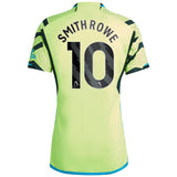 Arsenal adidas Away Shirt 2023-24 with Smith Rowe 10 printing - Kit Captain