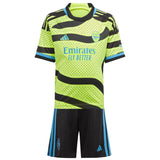 Arsenal adidas Away Minikit 2023-24 with Zinchenko 35 printing - Kit Captain