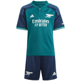 Arsenal adidas Third Minikit 2023-24 with Gabriel 6 printing - Kit Captain