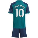 Arsenal adidas Third Minikit 2023-24 with Smith Rowe 10 printing - Kit Captain