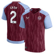 Aston Villa Castore Home Shirt 2023-24 - Kids with Cash 2 printing - Kit Captain