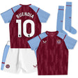 Aston Villa Castore Home Infant Kit 2023-24 with Buendia 10 printing - Kit Captain