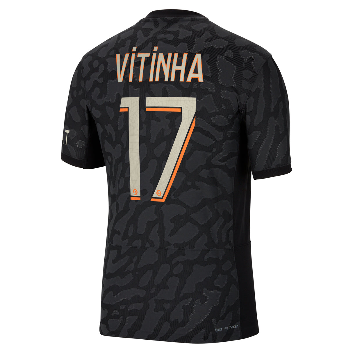 PSG x Jordan Third Dri-FIT ADV Match Shirt 2023-24 with Vitinha  17 printing - Kit Captain